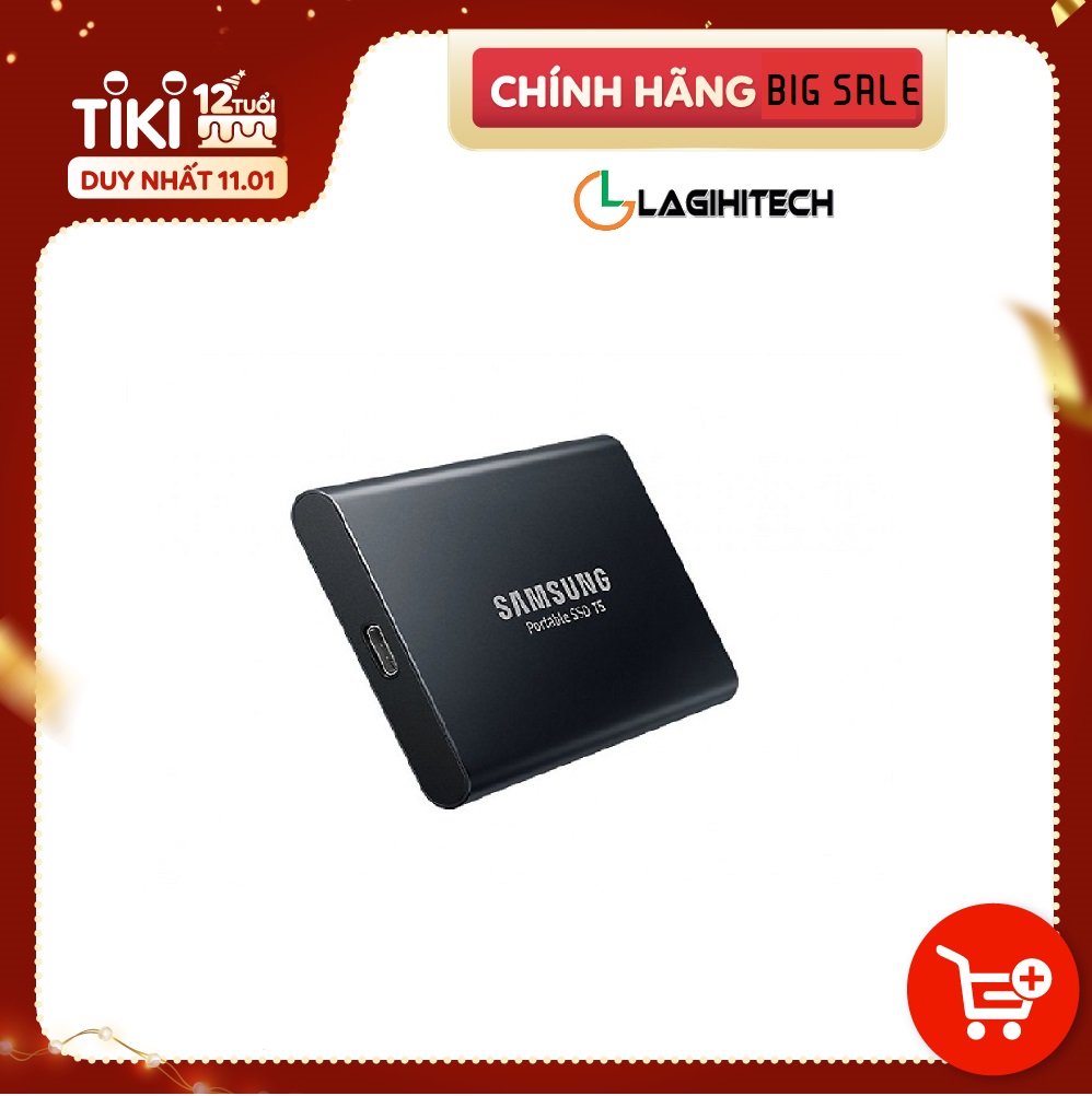 Ổ Cứng Di Động Gắn Ngoài SSD Samsung T5 MU-PA1T0B 1TB - Hàng Nhập Khẩu