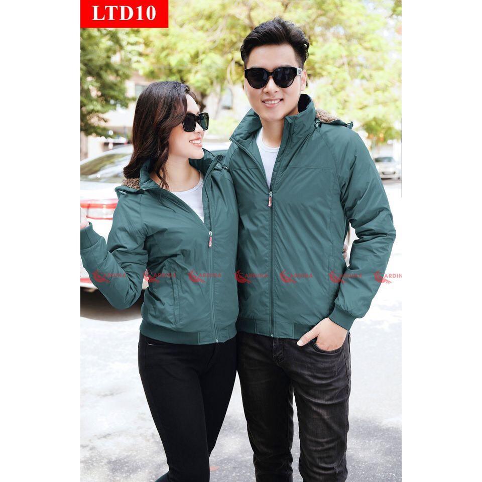 Áo Gió Đôi Nam Nữ 2 Lớp Lót Lông Cừu Cao Cấp Siêu Nhẹ, Siêu Ấm, Cản gió, Chống thấm nước