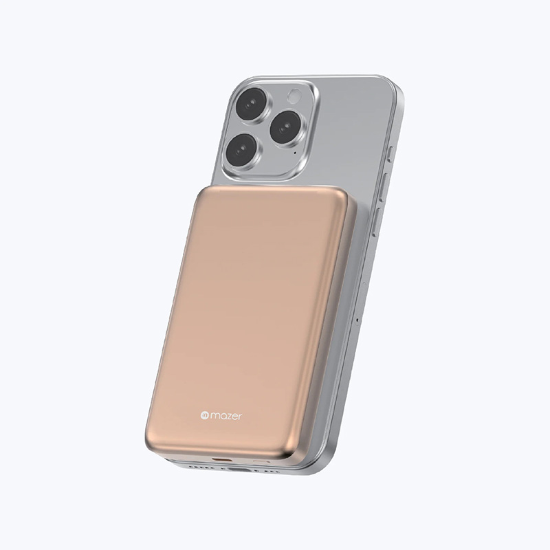 Pin Sạc Dự Phòng Không Dây Mazer MagAir21 Chuẩn Qi2 15W PD3.0 20W Dung Lượng 10000mAh Siêu Mỏng 14.2mm Hàng Chính Hãng