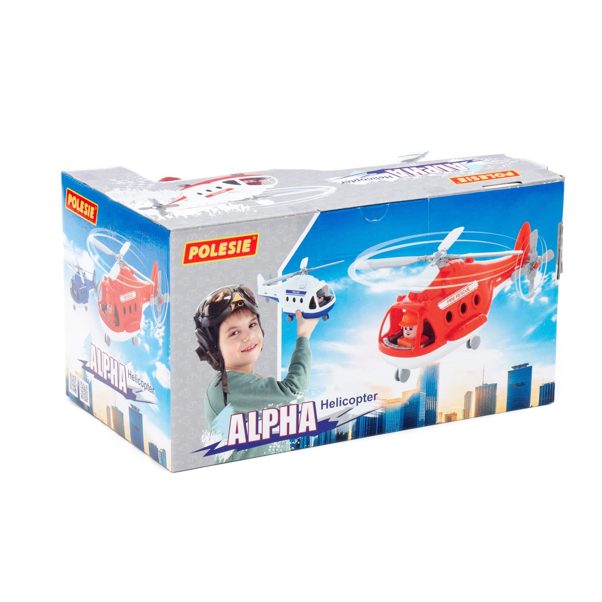 Hình ảnh Máy bay trực thăng cảnh sát Alpha đồ chơi - Polesie Toys