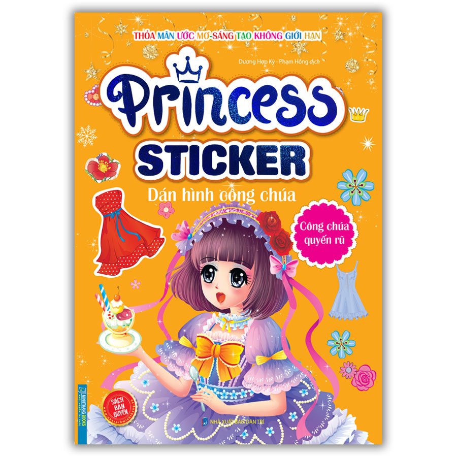 Princess Sticker - Dán Hình Công Chúa - Công Chúa Quyến Rũ