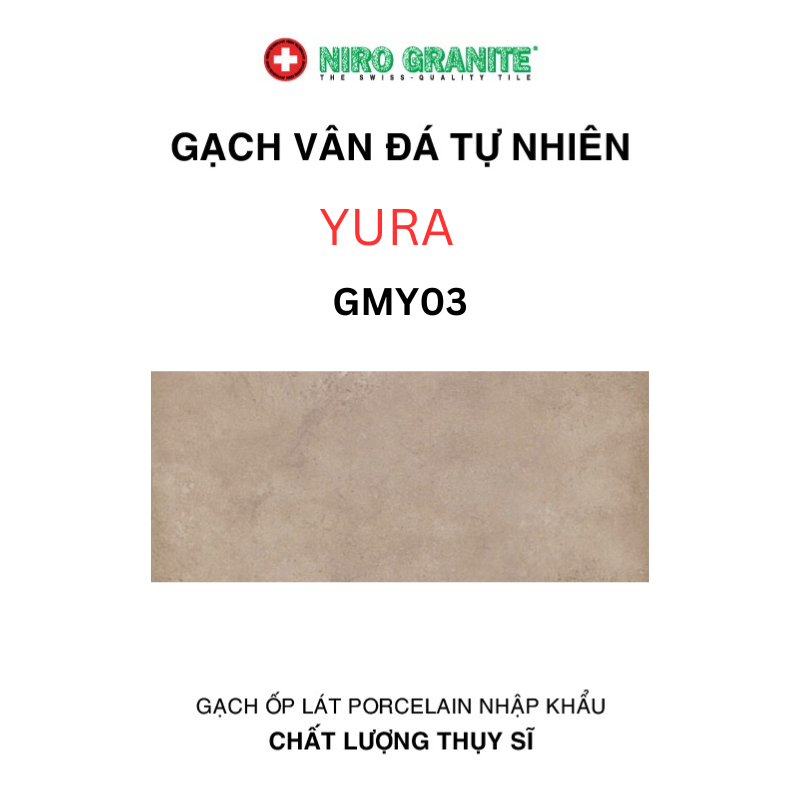 Gạch NIRO GRANITE GMY03 YURA - 30x60cm - 6 viên/thùng