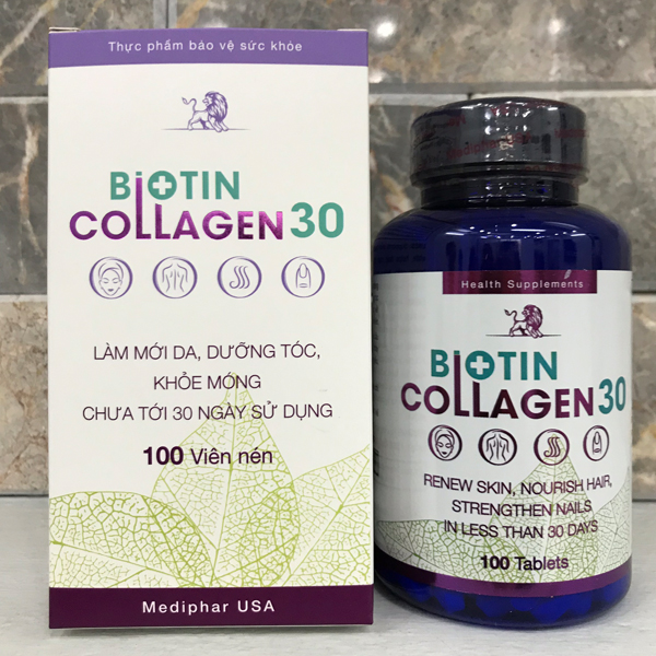 Thực phẩm chức năng Biotin Collagen 30