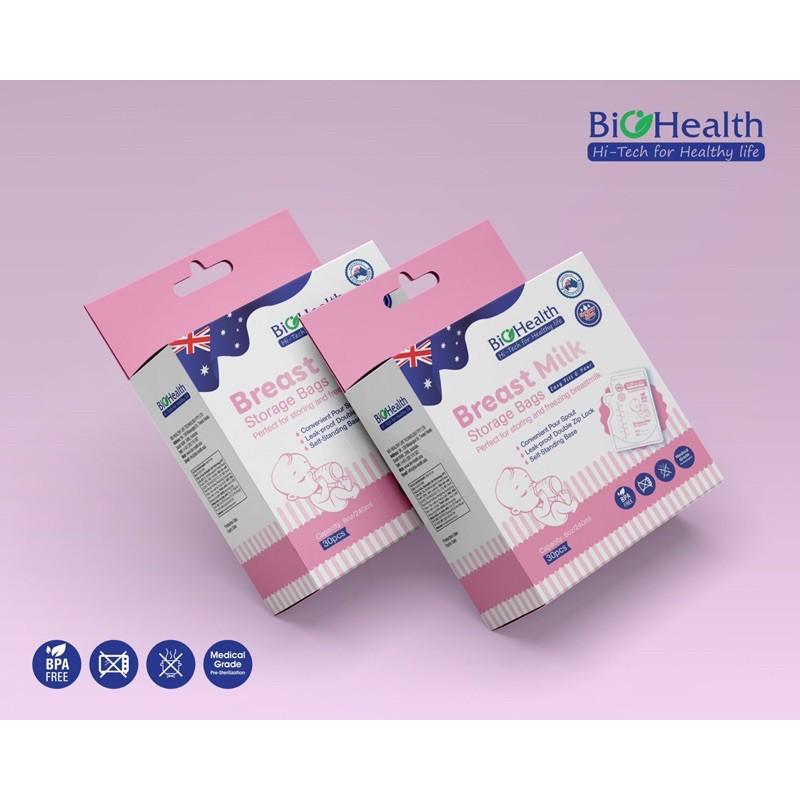 Túi Trữ Sữa- Biohealth (240ml), An toàn tuyệt đối cho bé -VT0664