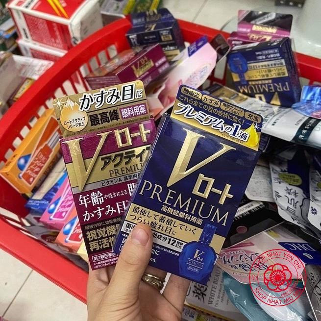 Nhỏ mắt Xanh - Đỏ - Vàng  Premium nhật bản