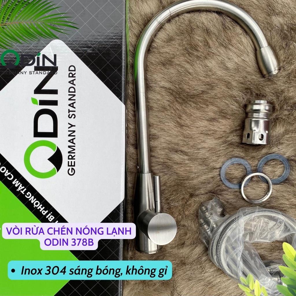 Vòi rửa chén nóng lạnh Inox 304 cao cấp ODIN 378B