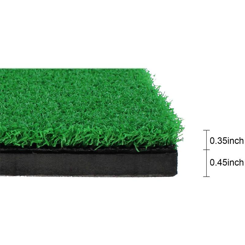 CRESTGOLF Golf đánh thảm trong nhà/ngoài trời SBR Golf Thảm để lái xe thực hành Sân sau sử dụng màu xanh lá cây Color: style 2 Long Grass