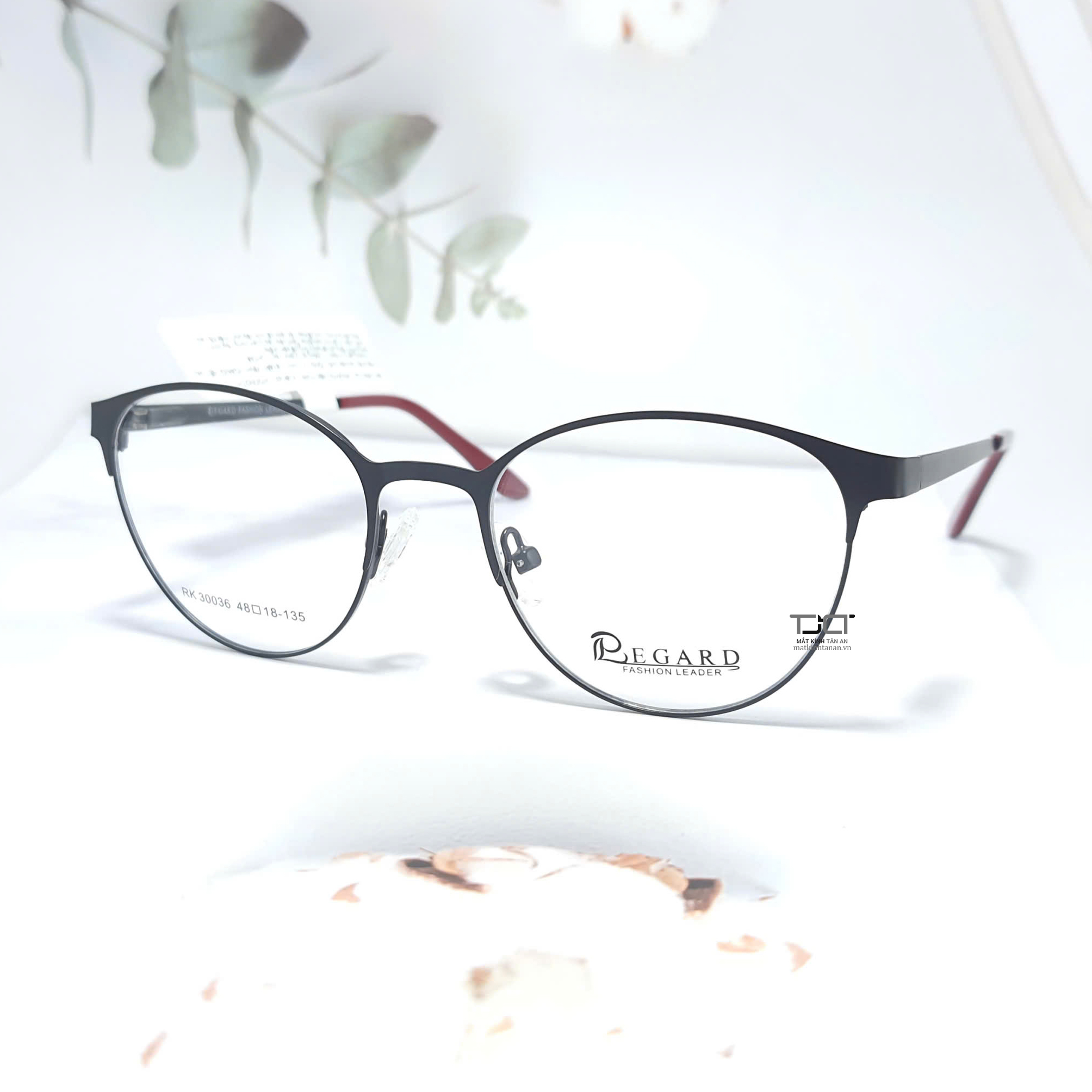 GỌNG KÍNH KIM LOẠI PHOM TRÒNG TRÒN BẦU DÀNH CHO BÉ, CHÍNH HÃNG REGARD RK30036