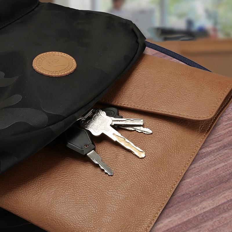 Túi Da PU Đựng Laptop 13-14 inch Cho MacBook Air M1 13.3 A1932 A2337/Pro 13.3/Pro 14 2021 MacBook Pro 14 2021 A2442