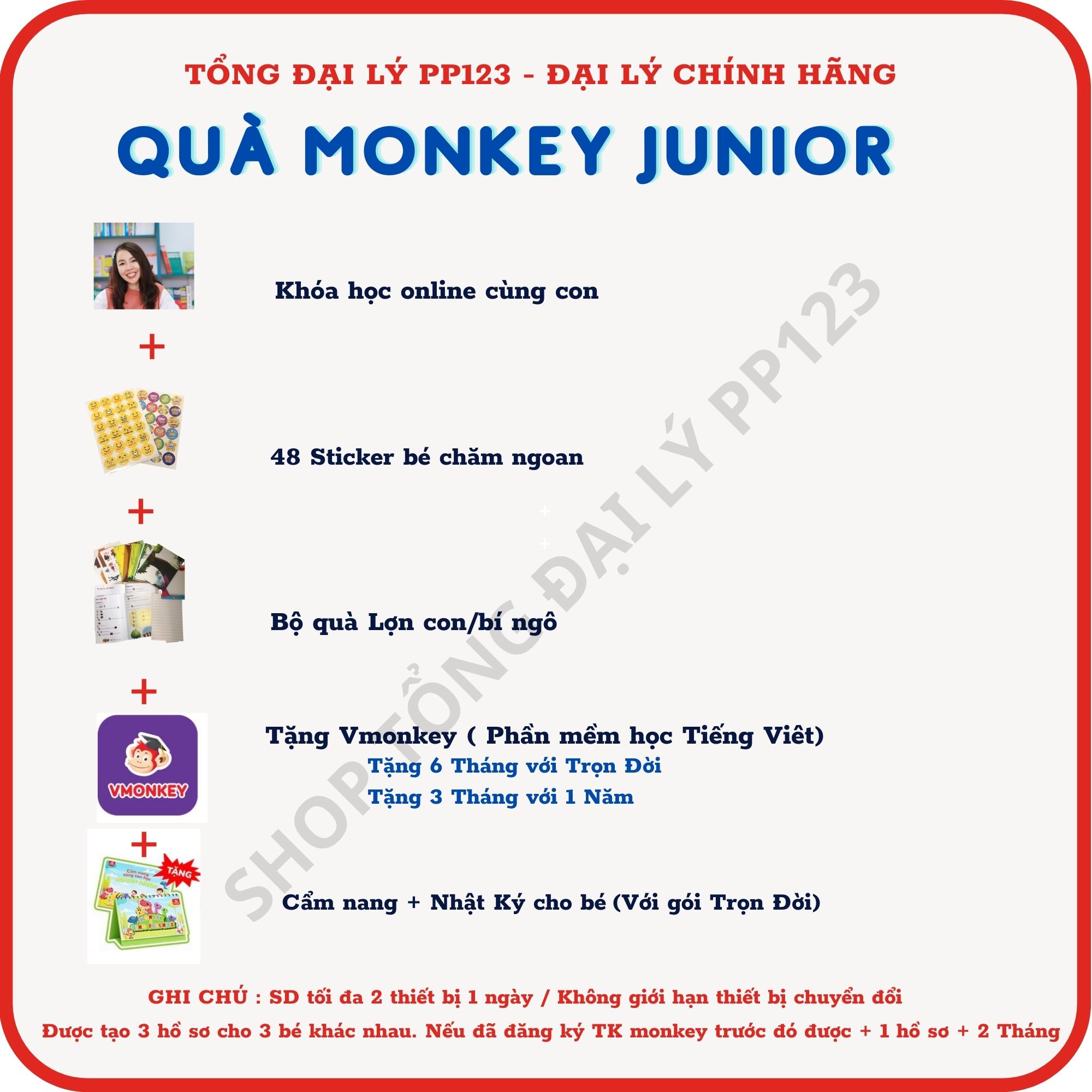 Monkey Junior TRỌN ĐỜI -Voucher Mã học  Tiếng Anh online