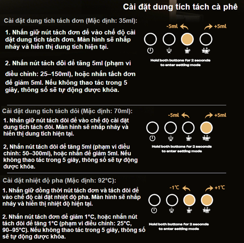 Máy pha và xay cà phê bán tự động 3 trong 1 Espresso, Cappuccino, Latte thương hiệu Mỹ cao cấp HiBREW H20 - Công suất 1500W 20bar - Hàng chính hãng