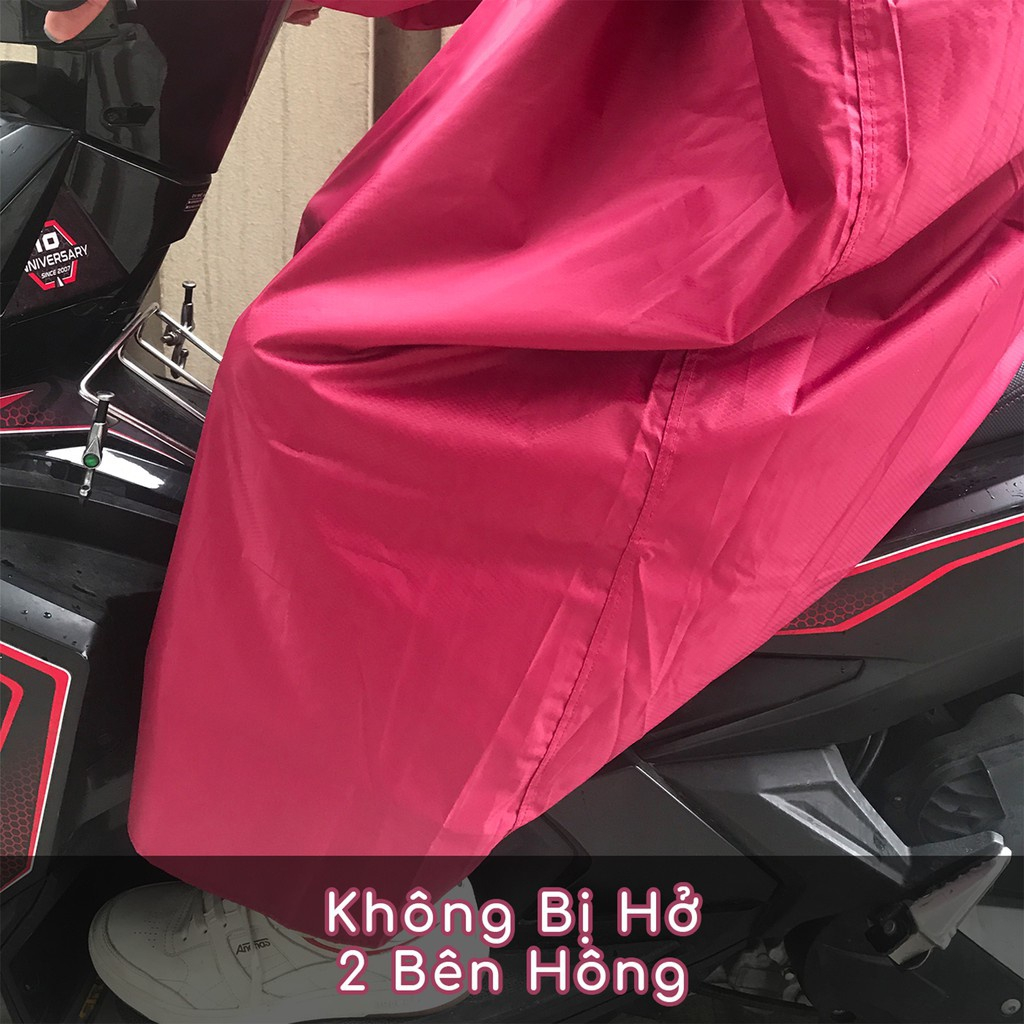 Áo Mưa Bít Dù Trơn, Áo Mưa Kín Người Vải Dù Siêu Dày 1M4, Chống Thấm Hiệu Quả, Phù Hợp Nam Và Nữ, Có Túi Đựng, Có Lựa Chọn Màu Sắc