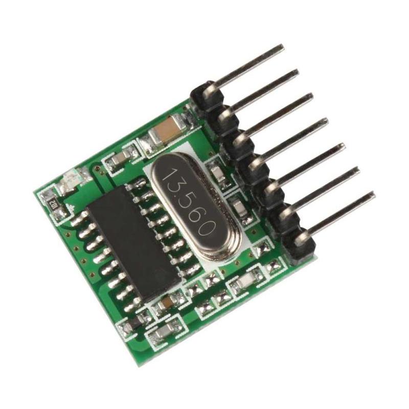 2PCS/Lô 433MHz Công tắc điều khiển từ xa phổ quát RF Mã học tập không dây RF mô -đun mã hóa 1527 cho Arduino DIY