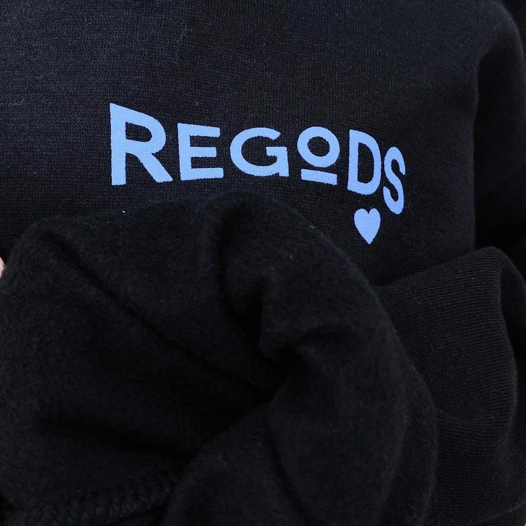 Áo Hoodie Nỉ Dáng Rộng Chữ Hàn Unisex