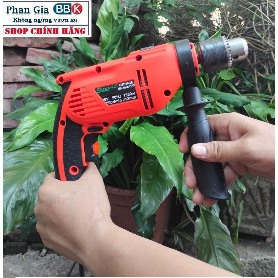 [chính hãƞg] Máy Khoan SUSANO 1350W -13mm Có Chế Độ Búa Để Khoan Tường (TECHNOLOGY JAPAN)