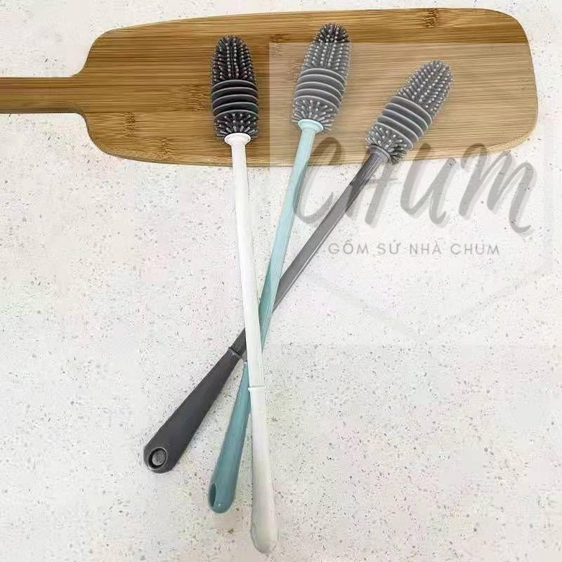 Cây cọ rửa cốc, chai lọ đa năng silicon