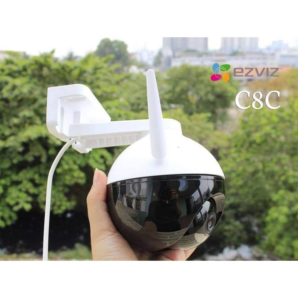 Camera Wifi Ezviz C8C có màu ban đêm, quay 360 độ, ngoài trời chống nước, hồng ngoại 35m, Hình ảnh Ful HD-Hàng Chính Hãng