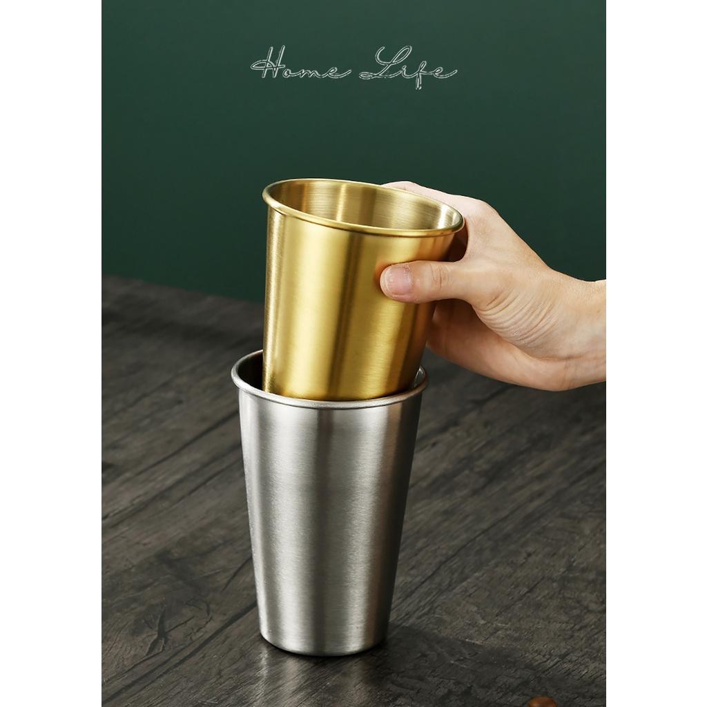 Cốc inox Hàn Quốc | Ly Inox 304 thích hợp sử dụng cho trẻ nhỏ - nhà hàng phong cách Hàn Quốc Nhật Bản