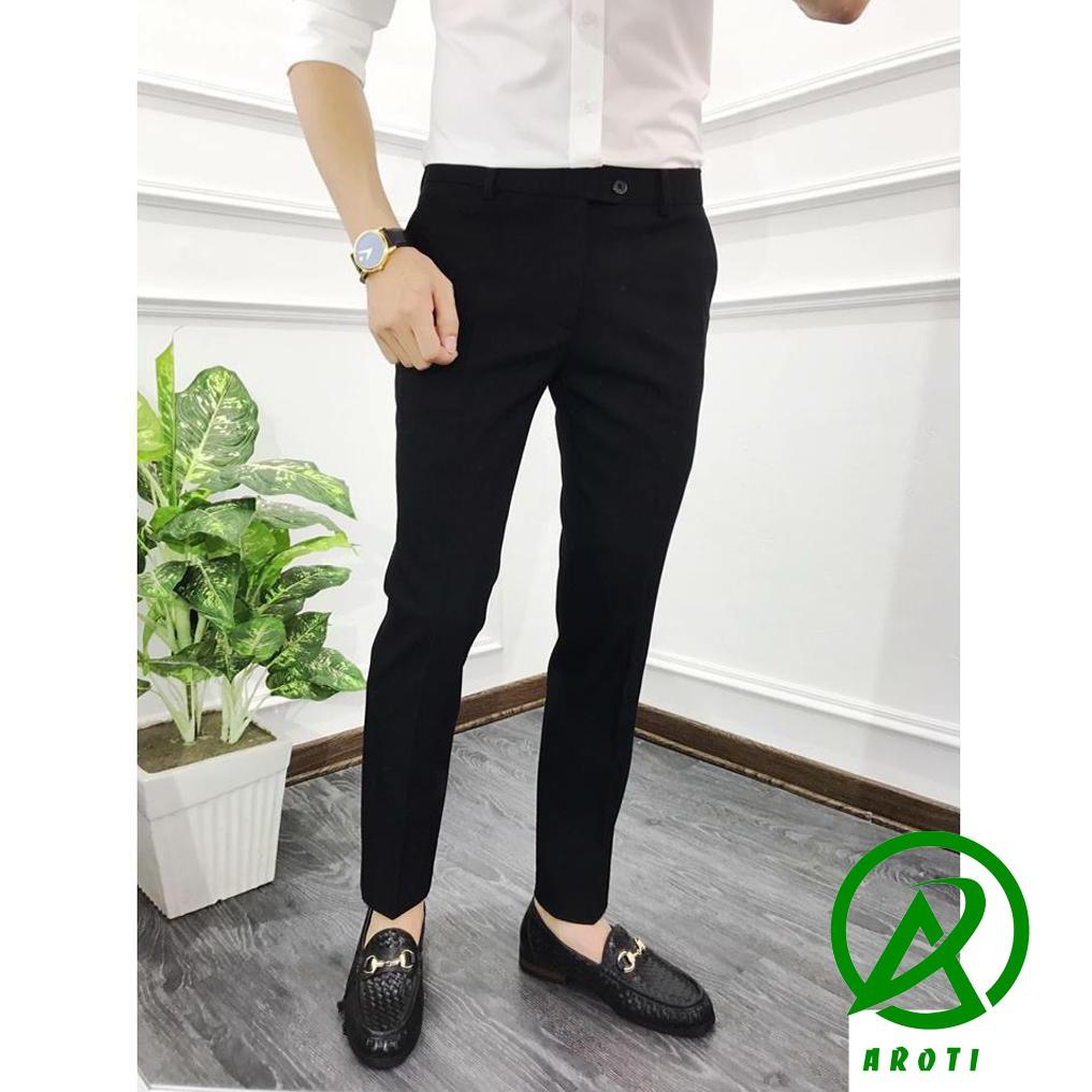 Quần Âu Nam Ikemen Côn Ống Dáng Ôm Vải Co Giãn Nhẹ QA01 SP1
