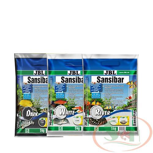 Cát JBL Sansibar Dark, River, White tự nhiên trải nền bể cá tép thủy sinh