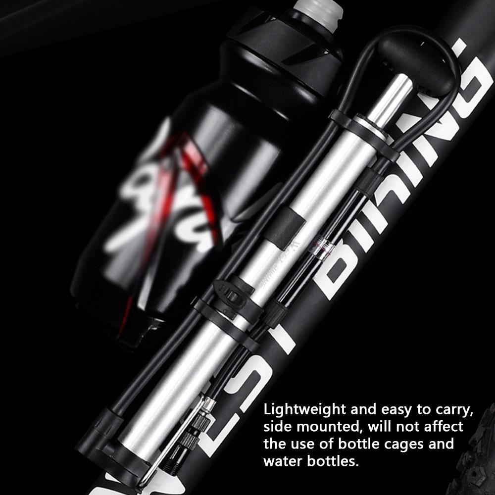 Bơm xe đạp mini WEST BIKING 140psi bơm không khí di động MTB cho xe leo núi, đường trường