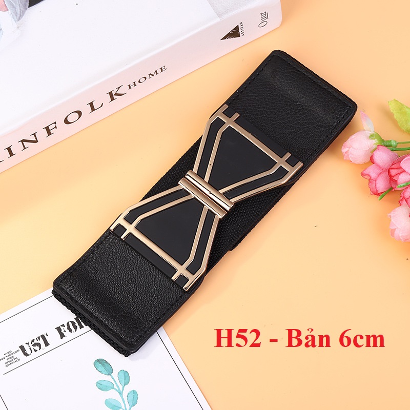 Đai váy - nịt đầm Nơ vuông Bản 6cm H52