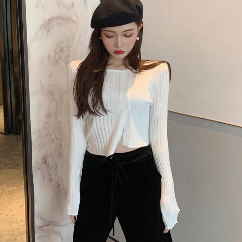 Áo Khoác Cardigan Dệt Kim Thiết Kế Xinh Xắn Cho Nữ