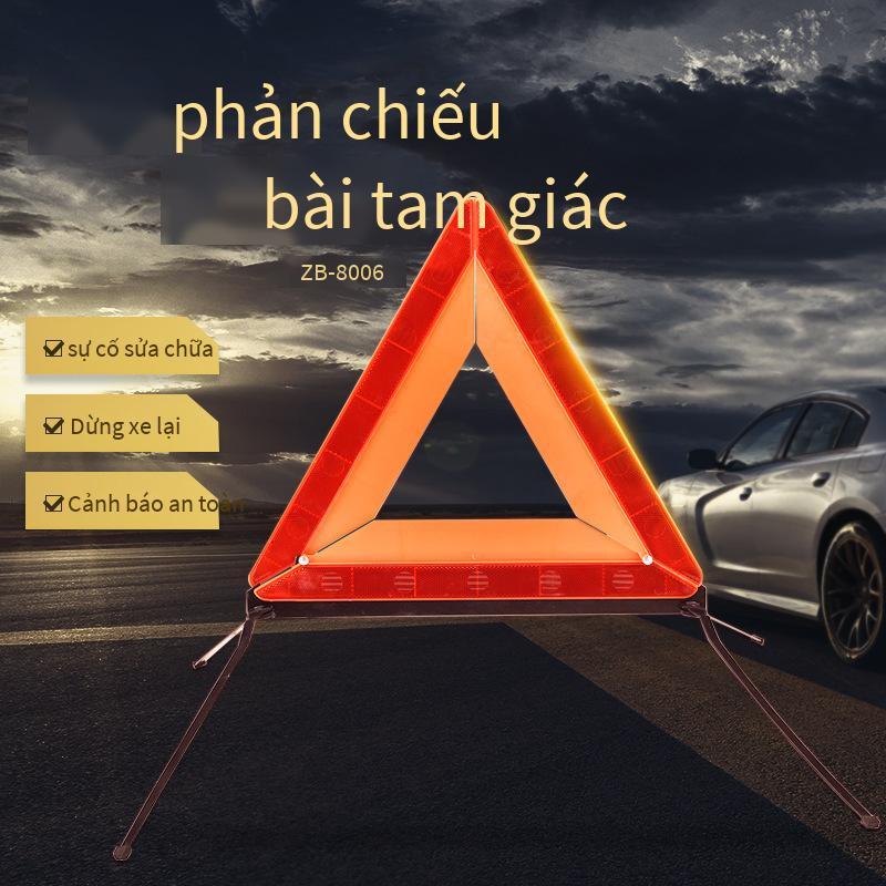 Quảng cáo tai nạn nguy hiểm khẩn cấp khung cảnh báo hình tam giác di động gấp siêu xa dấu hiệu cảnh báo hình tam giác phản chiếu dấu hiệu cảnh báo giao thông