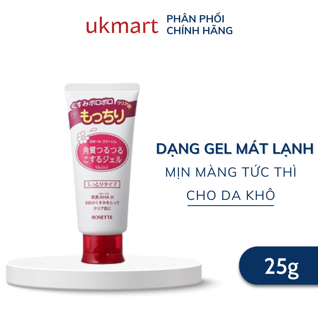 Tẩy Tế Bào Chết Rosette Gommage Nhật Bản Hàng Chính Hãng 120g