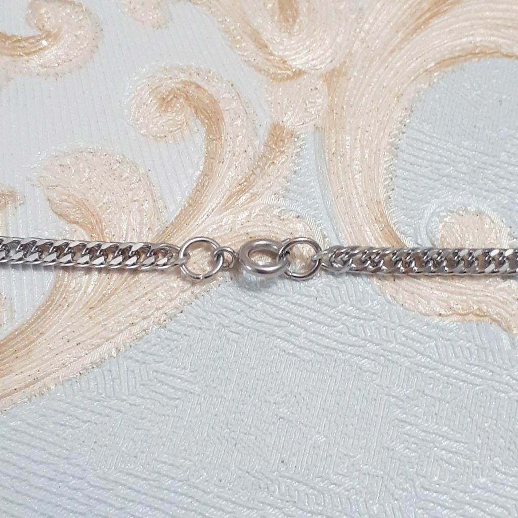 Dây chuyền inox kiểu lặc đôi 3mm trắng sáng đẹp, không đen, không gỉ - Phù hợp cho cả nam và nữ