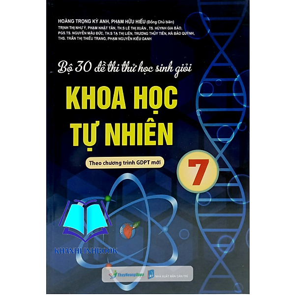 Sách Bộ 30 Đề Thi Thử Học Sinh Giỏi Khoa Học Tự Nhiên 7 (Theo Chương Trình Giáo Dục Phổ Thông Mới)