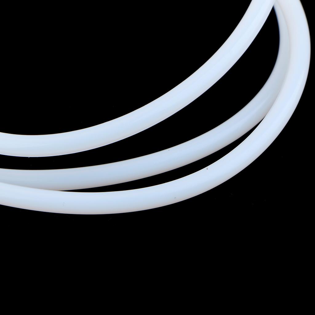 PTFE Tube for 3D Printer 1.75mm Filament 2.0mm ID/4.0mm OD 1 Meters White