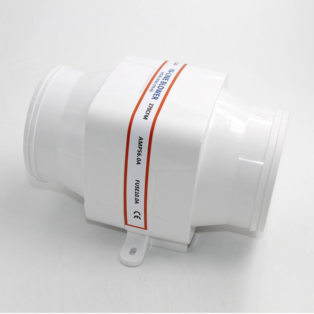 12  270CFM Inline Boat Bilge Air Blower Suit 4" Hose-Boat/Marine/