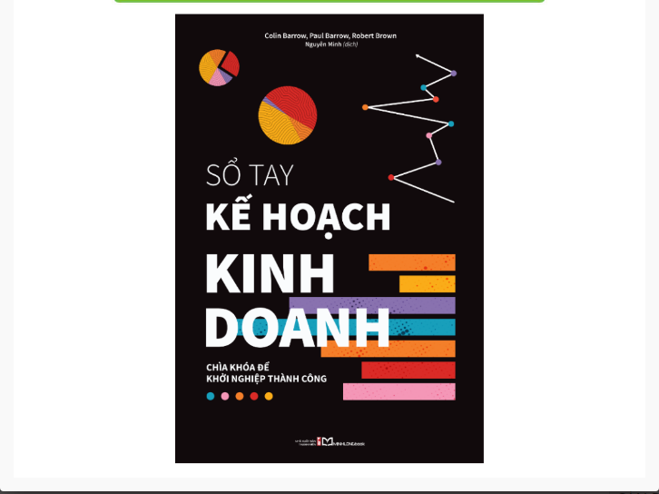Sách: Sổ Tay Kế Hoạch Kinh Doanh