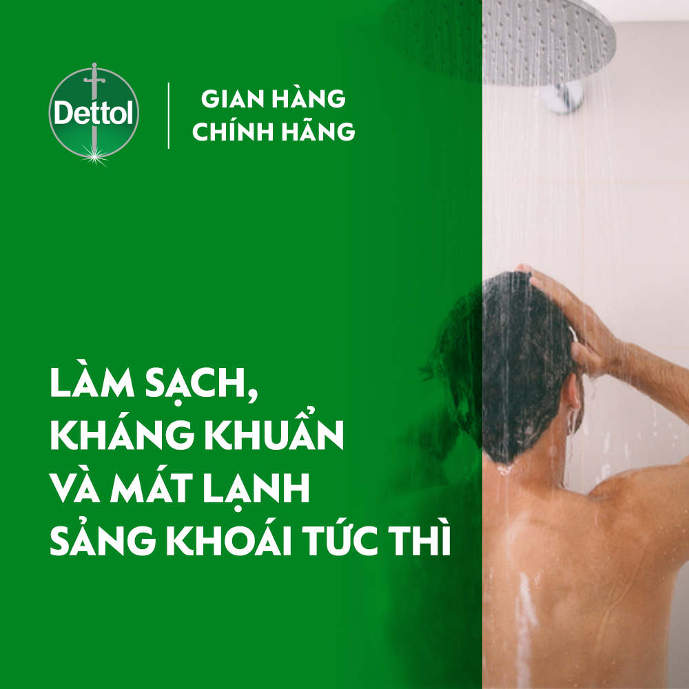 Sữa tắm Dettol mát lạnh tức thì - chai 950g