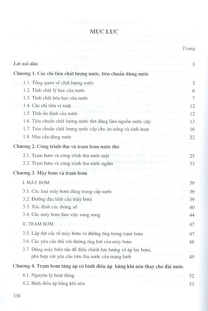 Tính Toán Các Công Trình Xử Lý Và Phân Phối Nước Cấp