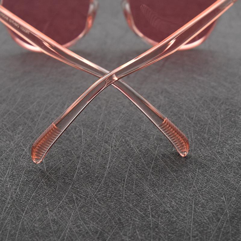 TUZENGYONG New Unisex Siêu Nhẹ TR90 Kính Mát Phân Cực Nam Nữ Lái Xe Hồng Tròn Bóng Vintage Kính Chống Nắng Gafas De Sol