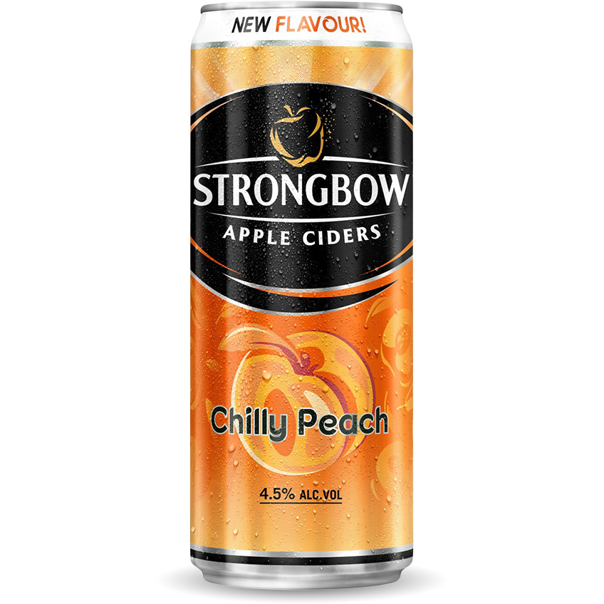 Lốc 6 lon nước táo lên men Strongbow Vị Đào 330ml/lon