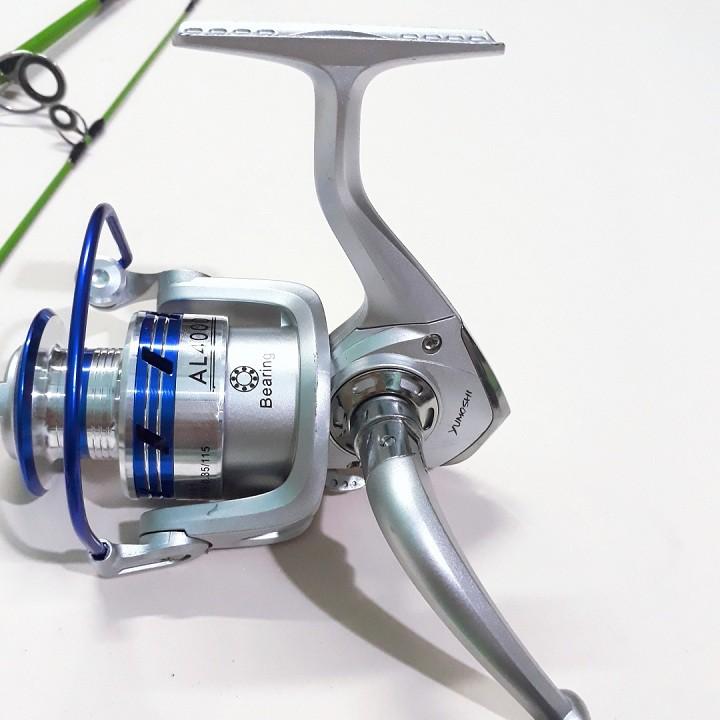 Bộ Cần Câu Máy 2 Khúc shimano 1m65, 1m8,2m1, 2m4, 2m7 Kem Máy Và Phụ Kiện