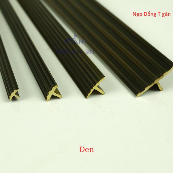 Nẹp Đồng T20 gân đủ màu, Nẹp đồng chống trơn, giá 1m