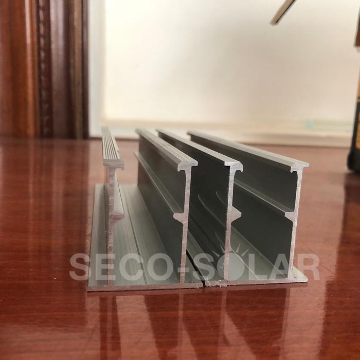 Thanh MINI RAIL nhôm lắp pin mặt trời trên mái tôn