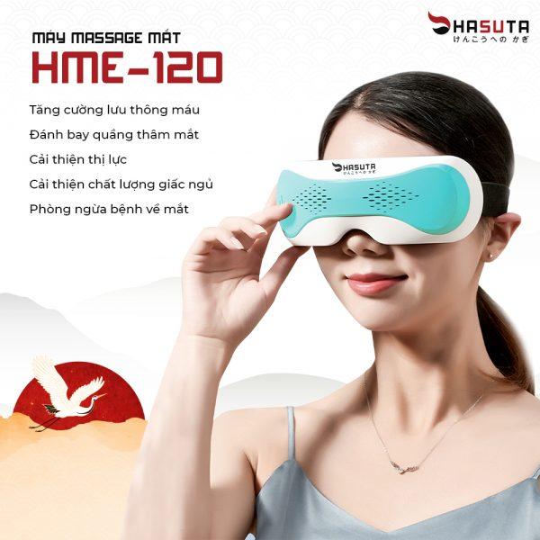 Máy massage mắt Hasuta HME-120 - Hàng chính hãng