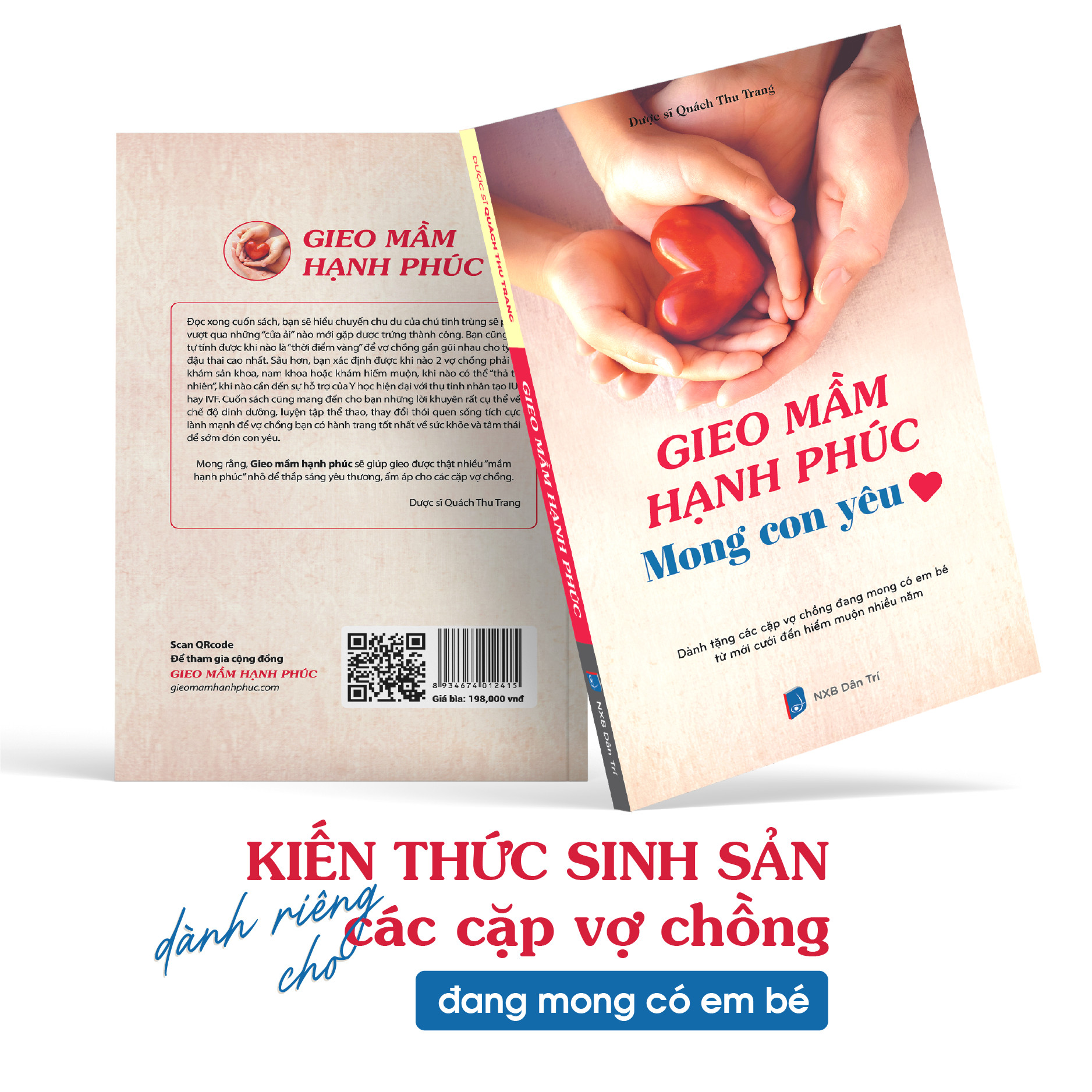 Sách Gieo mầm hạnh phúc Mong con yêu - Kiến thức sinh sản dành riêng cho các vợ chồng mong con