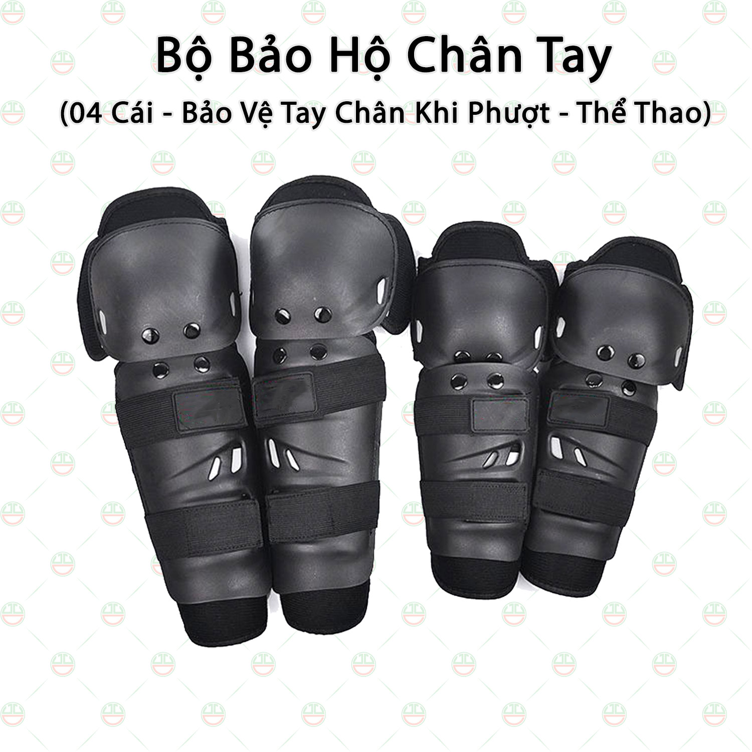 [Loại Chuẩn] Bộ Giáp Nhựa Bảo Hộ Chân Tay KhoNCC Hàng Chính Hãng - An Toàn Khi Thể Thao - Trên Những Nẻo Đường PDLVQ-GN-2001