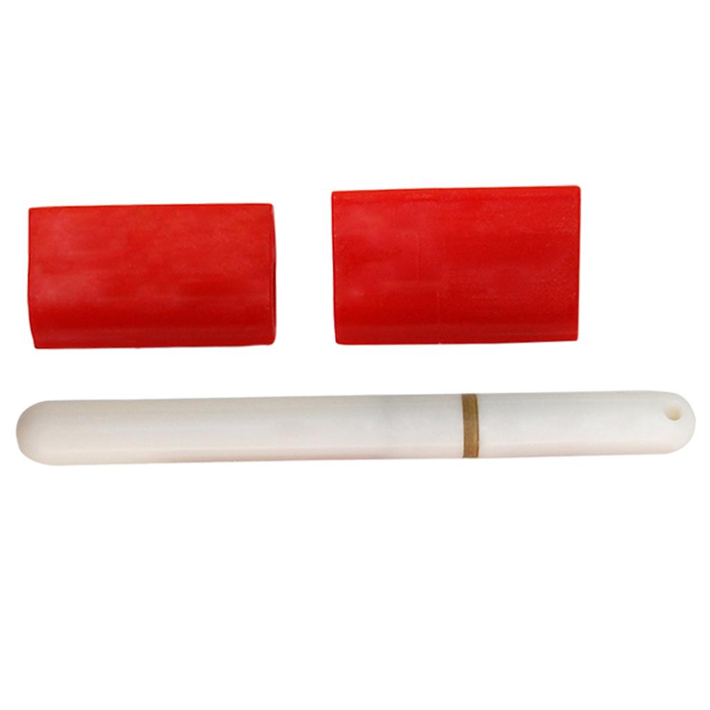 2xFishing Rod Luminous Stick Light LED Removable Float Night Tackle Red