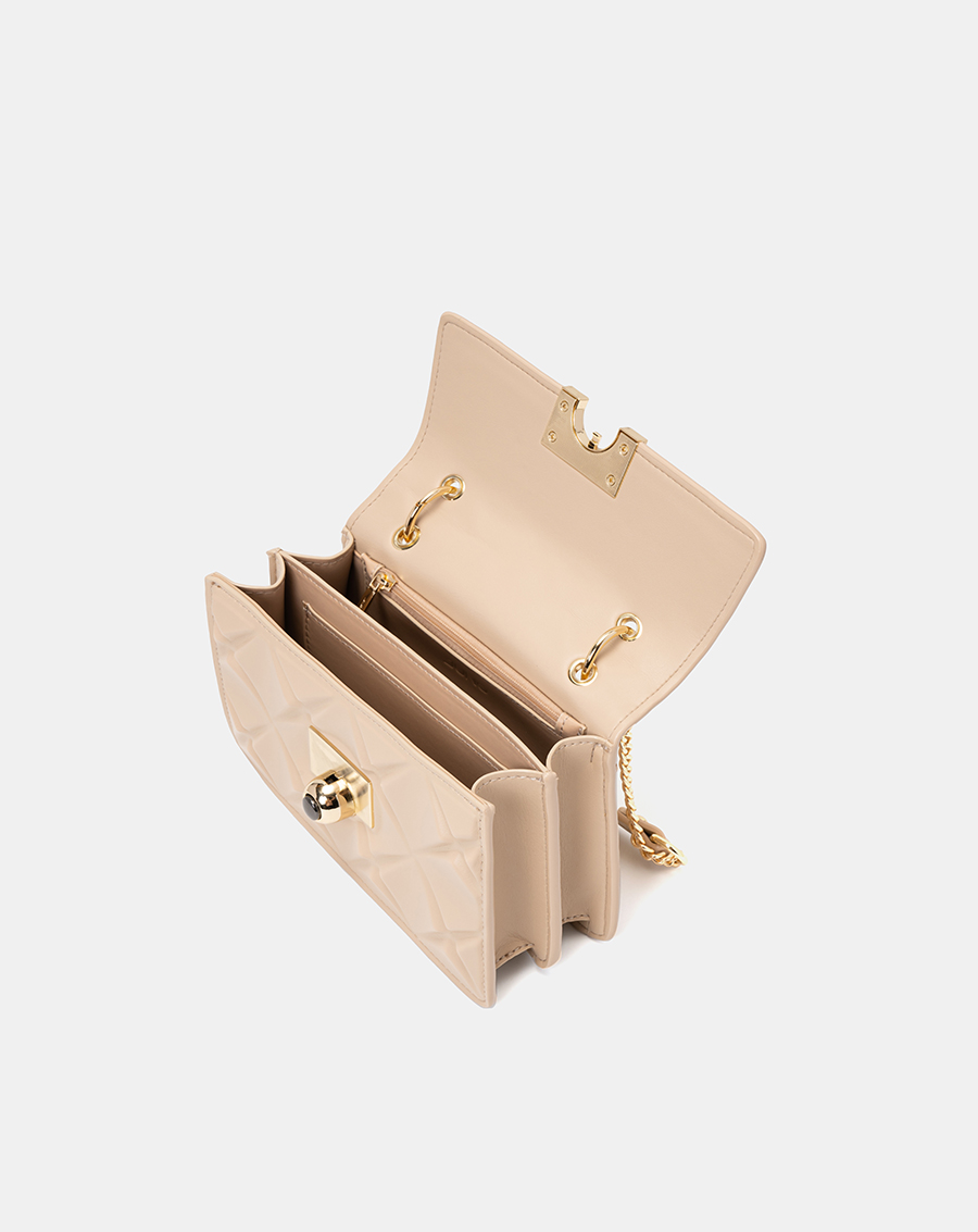 Túi Xách Nữ Thời Trang JUNO Cỡ Nhỏ Đeo Vai Dập Nổi Hoạ Tiết TXN605