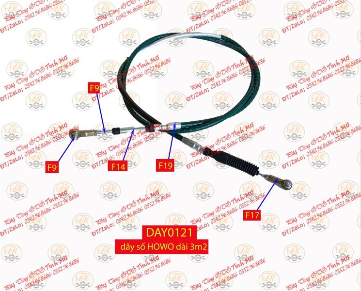 dây số HOWO dài 3m2