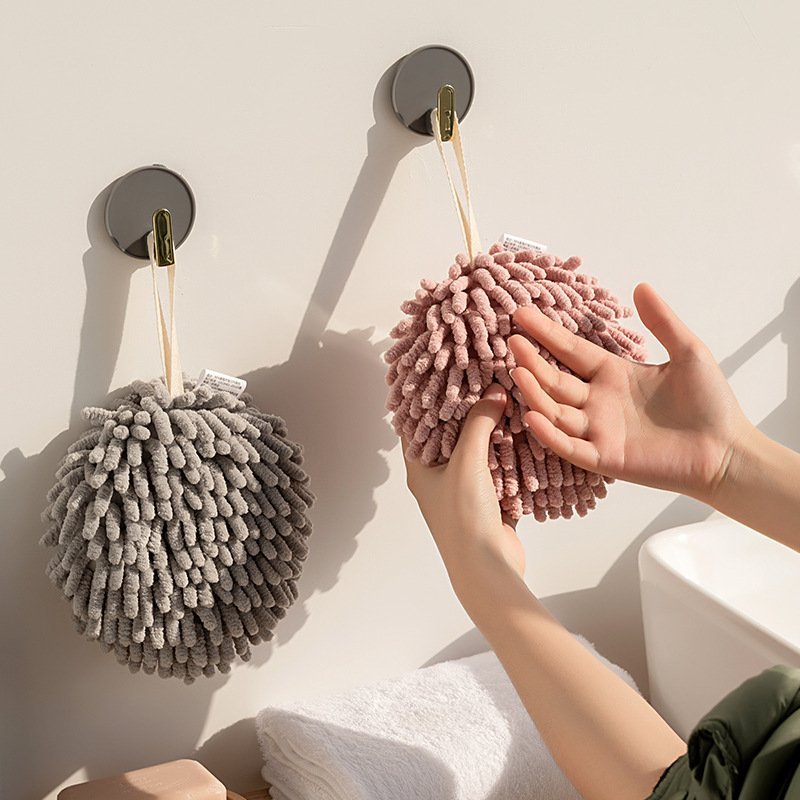 Khăn Lau Tay Tròn Treo Tường Hình Lông Nhím