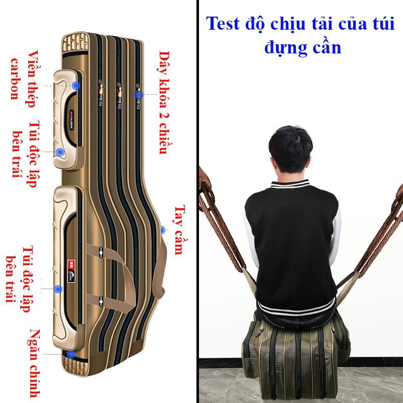 Túi Đựng Cần Câu Cá Siêu Bền 3-4 Ngăn Tiện Dụng TDC-10