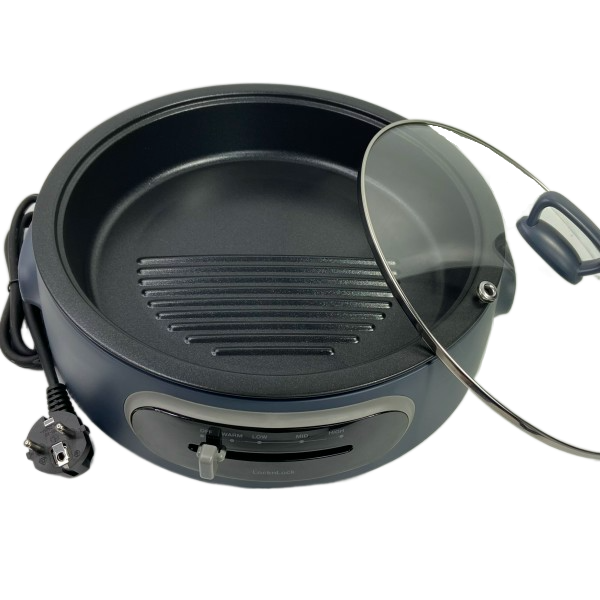 Nồi điện đa năng Lẩu & Nướng 4Lit Lock&Lock EJP542NVY - EJP542 Màu Navy - Hàng Chính Hãng